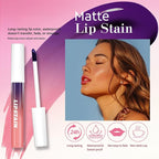 Dulele 3PCS Peel Off Lip Stain, Matte Peel Off Lip Gloss Long Wear Lip Stain Peel Off Lipstick Set, Waterproof Highly Pigmented Peel Off Lip Tint Stain (Pink, 1)