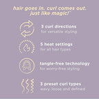 INFINITIPRO BY CONAIR Curl Secret Automatic Curling Iron - 3/4-inch Barrel - Hair Curler for All Hair Types and Lengths - Dual Voltage for Worldwide Travel