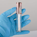 COSIDEA 15pcs Round Empty 5ml 0.17oz lip gloss tubes with wand and fish scale leather cap Lipgloss tube containers for lip oil packing