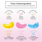 grace & stella Under Eye Mask Variety Pack - 18 Pairs of Under Eye Patches for Dark Circles - With 6 Colors (3 Pairs/Color) - Gel Masks Puffy Eyes for Women - Vegan Cruelty Free Bridesmaid Gifts