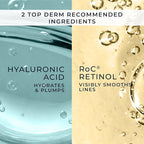 RoC Retinol Correxion Max Hydration Anti-Aging Daily Face Moisturizer with Hyaluronic Acid, Fragrance-Free, Oil Free Skin Care, 1.7 Ounces (Packaging May Vary)