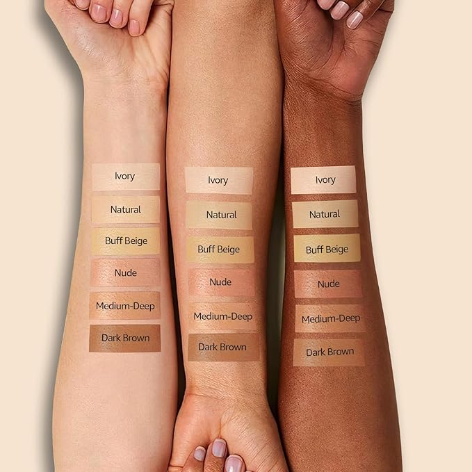 Air Cushion CC Cream Mushroom Head Foundation - Moisturizing BB Creams Foundation, Long-Lasting Waterproof Matte Concealer for Even Skin Tone (Medium Deep, 1 PCS)