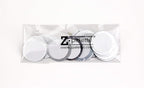 Round Metal Stickers 26mm 30-Pack for Non-Magnetized Makeup Pans