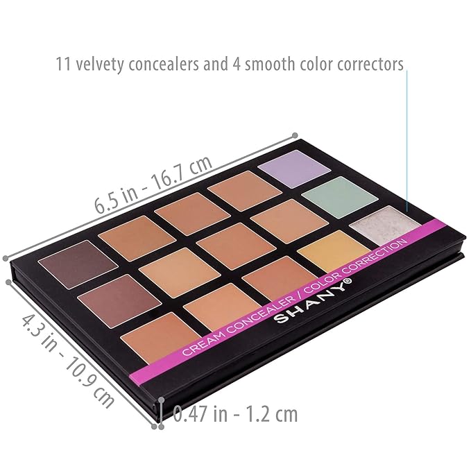 SHANY Cream Concealer Foundation Color Corrector Makeup Palette