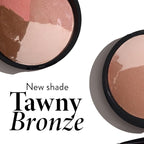 LAURA GELLER NEW YORK Baked Blush-n-Bronze Marbleized 2-in-1 Sculpting Bronzer Blush - Tawny Bronze - Contour Face with a Radiant Flush