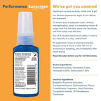 KINeSYS Lightly Mango Scented Clear Spray Sunscreen, SPF 30, Hypoallergenic, Broad Spectrum UVA/UVB protection for Face & Body; Alcohol, PABA & Oxybenzone FREE, Vegan, 170+ Sprays, 1 fl oz (Pack of 2)