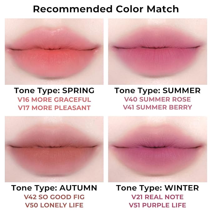 BBIA Last Velvet Tint NEW - Soft Creamy Matte Finish Lip Stain, Blur Effect & Velvety Texture, Long-Lasting, High Pigment, Non-Drying, Vegan, Korean Lip Makeup (V24 TRENDY NOTE, Pack of 1)