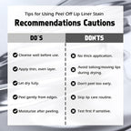 KIMUSE Peel Off Lip Liner Stain, Long Lasting Lip Tint Stain Peel Off, Waterproof, Transfer-Proof, Highly Pigmented Color Peel Off Lip Stain Liner, Matte Finish