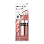 COVERGIRL, Outlast AllDay Lip Color with Moisturizing Topcoat New Neutrals Shade Collection 120 Dusty Blush, 1 Count