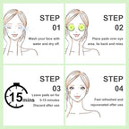 72 count eye pad cucumber