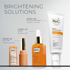 RoC Multi Correxion Revive + Glow Eye Balm with Vitamin C (0.14 oz) + Retinol Eye Cream Packette
