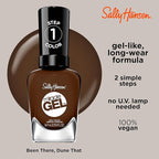 Sally Hansen Miracle Gel™, Been There, Dune That, Long Lasting, Gel-Like Formula, No UV Lamp Needed, Brown Nail Polish (Pack of 2)