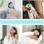 8 Pcs Gel Eye Mask Reusable Cooling Eye Mask Hot Cold Eye Mask with Plush Backing Eye Ice Pack for Cold Compress Dry Eyes Stress Relief Skin Care