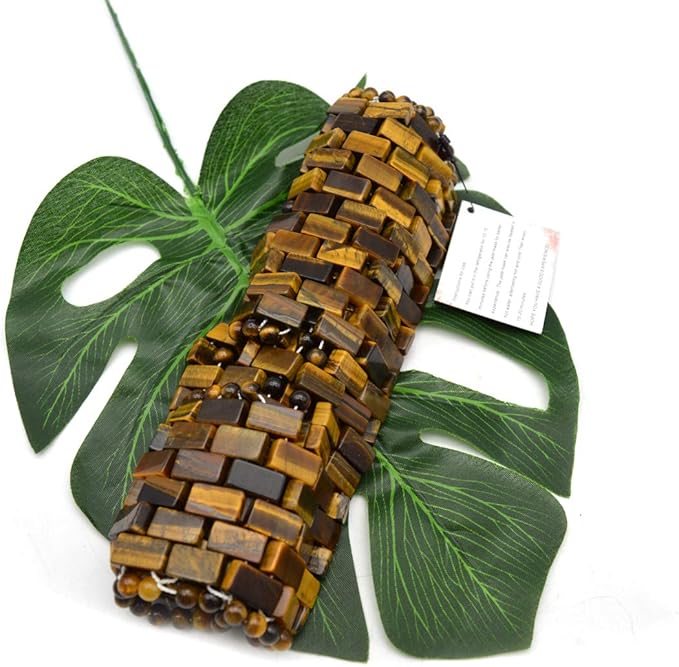 Jade Ice Sleeping Mask, Jade Mask for Relieving Face & Eye Puffiness Migraine, Anti Wrinkle Mask Therapy, Yoga Meditation Tools (Tiger's eye Jade)