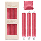 Heatless Curls Overnight Set - Jumbo Overnight Hair Curlers to Sleep In, Soft Velvet Hair Rollers for Women, No Damage Curls Styling Tools 3pcs