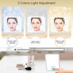 Relavel makeup bag with led