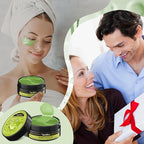 60 Pcs Green Under Eye Patches with 5 Pieces Travel 24K Gold Eye Mask, 30 Pairs Undereye Mask for Dark Circles Puffy Eye Treatment, Collagen Gel Pads Hydrating for Eye Bag Puffiness Wrinkle