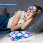 Heated cold eye mask silky