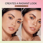 MEICOLY Cream Bronzer Stick, Natural Highlight Contour Makeup,Face Highlighter Stick,Contour Stick Facial Contouring Stick,Buildable Face Bronzer Face Shaping,Waterproof,04 Beach Glow