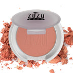 ZUZU LUXE Mineral Blush (Samba - Light Bronze/Warm Shimmer), Natural, Paraben Free, Vegan, Gluten-free, Cruelty-free, Non GMO, 0.1 oz