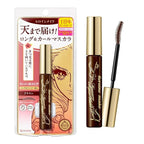 HEROINE MAKE by KISSME Long & Curl Up | Waterproof Mascara Brown, Lengthening & Volume Fiber Tubing Mascara Makeup, WP 02 Brown