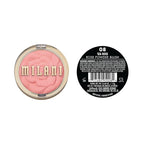 Milani Baked Blush, Powder Blush for Cheeks, Cruelty Free Makeup - Shape, Contour & Highlight Face for a Shimmery or Matte Finish -Tea Rose