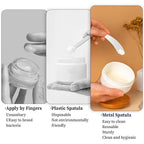 2Pcs Mini Metal Cosmetic Spatulas, Skincare SpatulaMixing