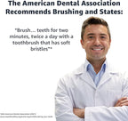 Amazon Basics Electric Toothbrush Head Replacement Brush, White, 3 Count (Fits Most Oral-B Brushes)