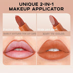 Lip Stain Marker,Nude Orange Lip Tint Stain Pen Orange