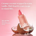 Saltair Shimmering Body Oil - Pink Beach Scented Dry Oil Moisturizer with Light-Reflecting Pearl Pigments. Moisturizing Glow for All Skin Types - 4 Fl Oz