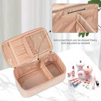 Ocheal makeup bag,vegan leather makeup