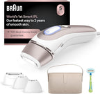 Braun IPL Skin i·expert, at Home Laser Hair Removal, Permanent Visible Hair Reduction, Holiday Gifts for Women and Men with Free App, SMART IPL, Vanity Case, Venus Razor, 4 Smart Heads, PL7387