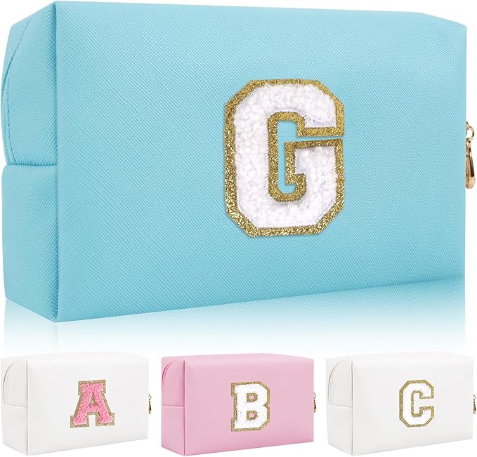 Personalized initial letter patch makeup