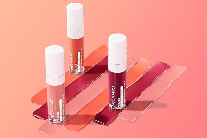 wet n wild Mega Glo Lip & Cheek Color, Creamy Coral Stain, Buildable Multi-Use Soft Matte Finish, Vegan & Cruelty-Free - Coral Dream