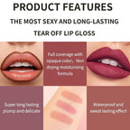 3PCS Lip Liner，Peel Off Lip Liner Tattoo, Peel Lip