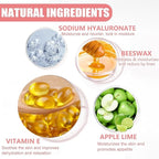 3 Pcs Bee Lip Balm Honey Lime)