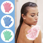 Molain 3 pairs exfoliating gloves