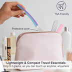 Face Razors for Women, Reusable Handle with 19 Microblades, Dermaplane Razor for Women Face, Eyebrow & Facial Razors, Peach Fuzz Remover, Gentle Exfoliating, for Sensitive Skin (Wisteria)