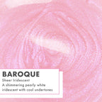 Olive & June Quick Dry Nail Polish | Instant Fast-Drying Smudgeproof Color | 15-free Vegan Cruelty-Free Formula | Lasts up to 5 Days |Salon-Quality Manicure Pedicure at Home |Baroque Pearly Iridescent