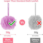 5 piece exfoliating loofah set