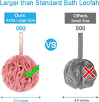 Amazerbath loofah sponge 60g/piece, exfoliating