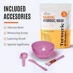 Divine Derriere Vajacial Hydrogel Mask - Premium Modeling Mask with Turmeric & Vitamin C - Deeply Purifying & Super Hydrating Facial and Vajacial Mask, Peel-Off Mask, Hydro jelly Mask Powder Kit