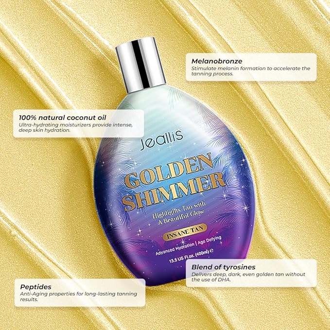 Golden Shimmer Sunbed Tanning Lotion
