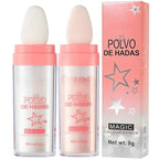 2PCS Polvo De Hadas Fairy Highlight Patting Powder #02 Pink)