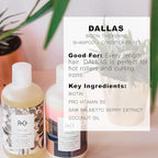 R+Co | Travel Size | Dallas Biotin Shampoo and Conditioner Set | TSA Approved | Weightless Hydration + Strengthens + Enhances Shine | Sulfate-Free + No Parabens | Color Safe | Set of 2