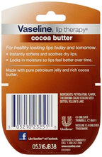 Vaseline Lip Therapy Cocoa Butter, 25 oz (Pack of 9)