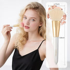 DUcare Powder Brush - Fluffy Large Makeup Brush With Soft Synthetic Bristles For Quick Makeup Setting and Blush for Flawless Application