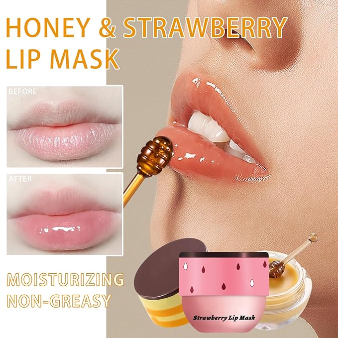 4PCS Bee Lip Balm Honey Pot,