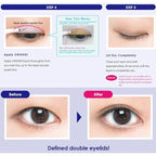 DUP ORISHIKI Eyelid Skin Film, Invisible Eyelid Lifter, Natural Eye Lid Defining Makeup Stick, Double Eyelid Lift for Droopy Eyes, Japanese Instant Natural Eye Makeup, Invisible Film Eyelid Maker