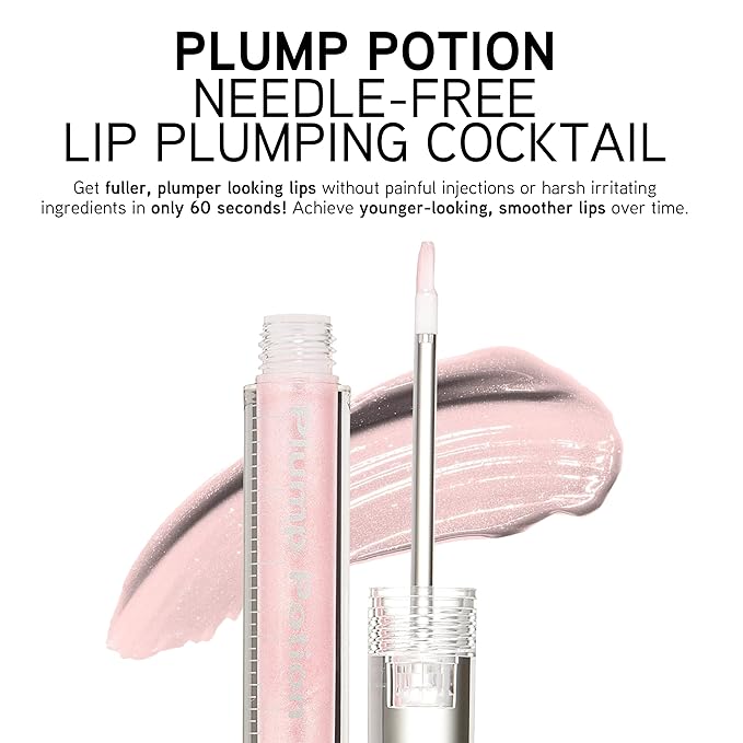 Physicians Formula Plump Potion™ Needle-Free Lip Plumping Cocktail Lip Gloss, Pink Crystal Potion, Hypoallergenic, Fragrance Free, Dermatologist Approved